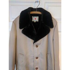 Mens Field Stream Coat Heavy Vintage 60s Size 42